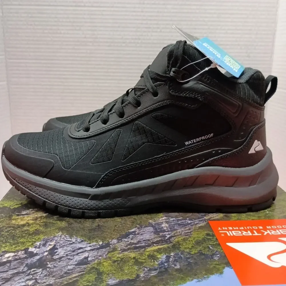 Men’s size 7 Ozark Trail Tech Hiker Waterproof Boots‎ Black